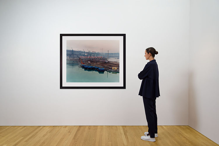 Three Gorges Dam Project, Dam #1, Yangtze River, China by Edward Burtynsky