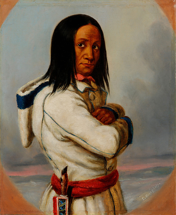 Chief Red Jacket of Caughnawaga par Cornelius David Krieghoff
