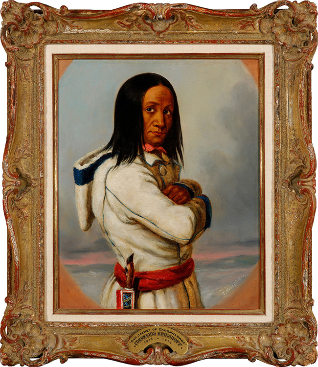 Chief Red Jacket of Caughnawaga par Cornelius David Krieghoff
