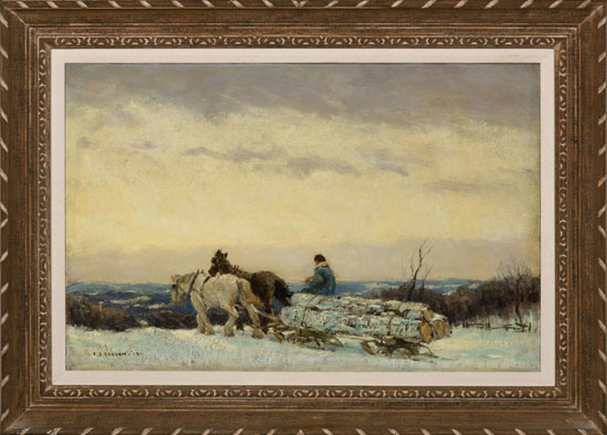 Hauling Logs par Frederick Simpson Coburn