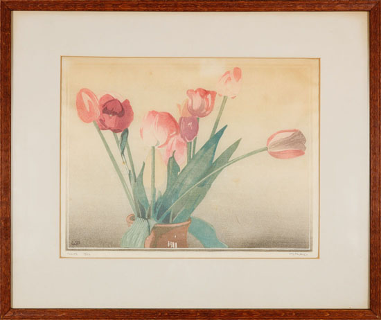 Tulips by Walter Joseph (W.J.) Phillips