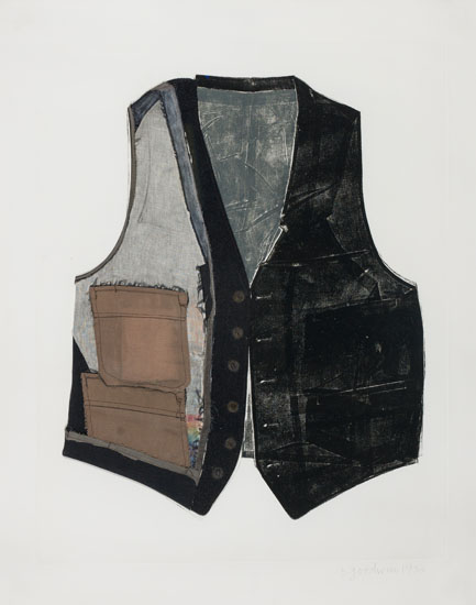 Vest Nine with Collage by Betty Roodish Goodwin