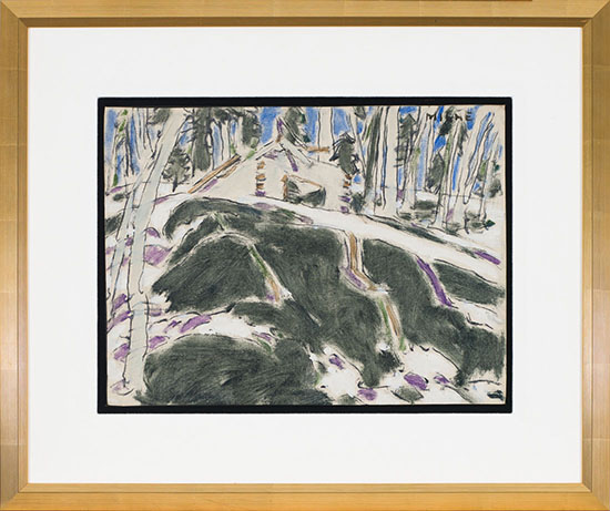 Cabin on the Rock by David Brown Milne