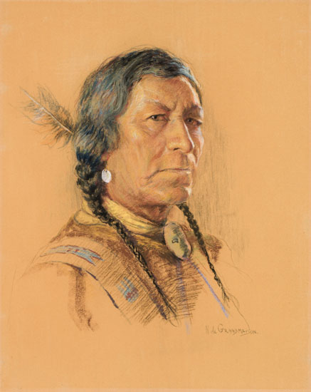 Chief Portrait par Nicholas de Grandmaison