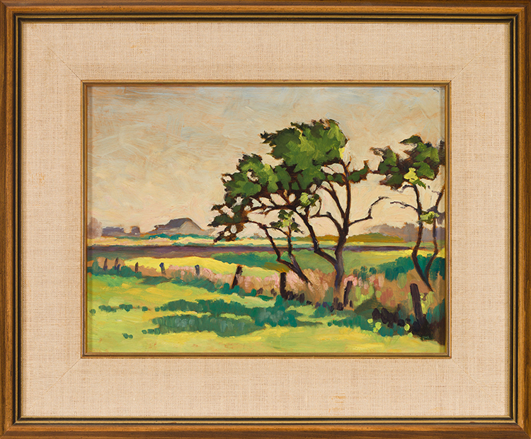 Landscape with Trees par William Percival (W.P.) Weston