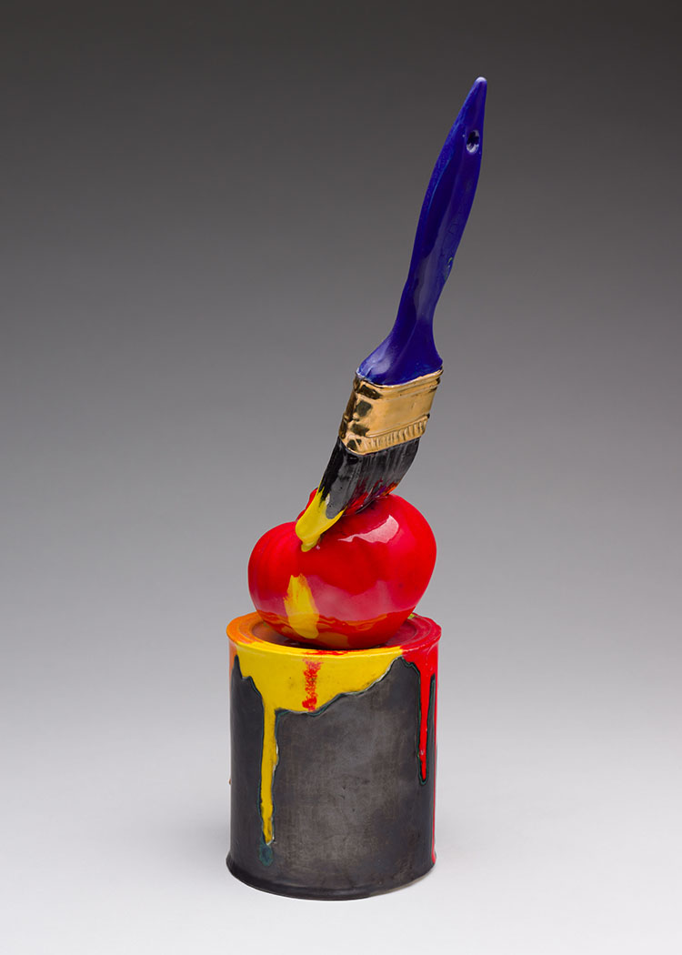 Painting a Red Tomato by Victor Cicansky