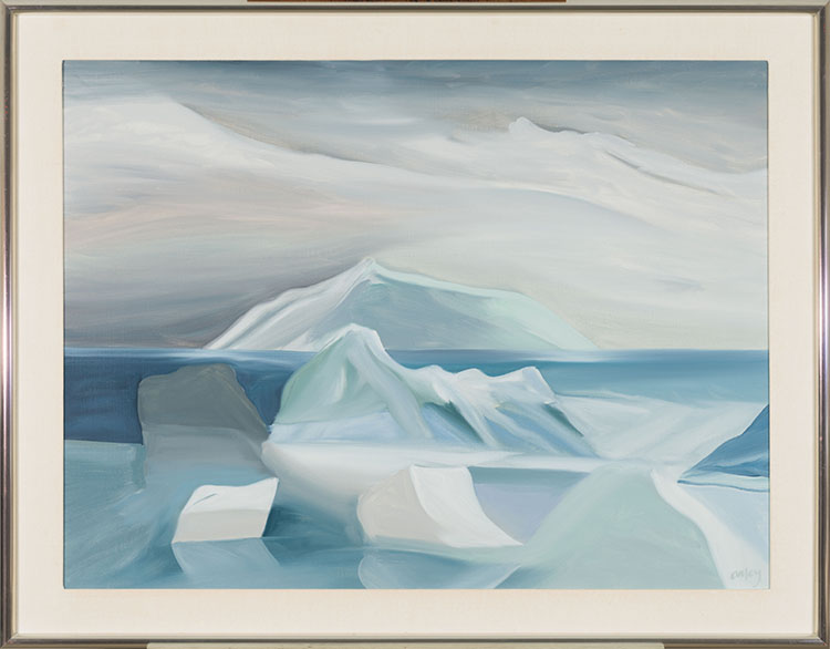 Floating Ice, Baffin Bay par Toni (Norman) Onley