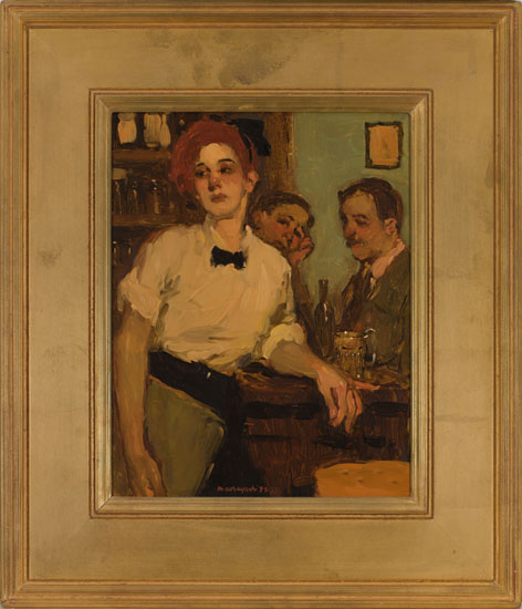 Waitress at the Bar by Milton Kobayashi