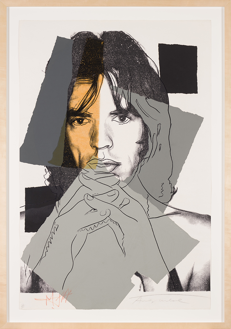 Mick Jagger (F.S.II.147) par Andy Warhol