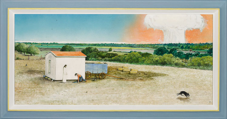 Untitled (from the Burning Barn Series) par William Kurelek