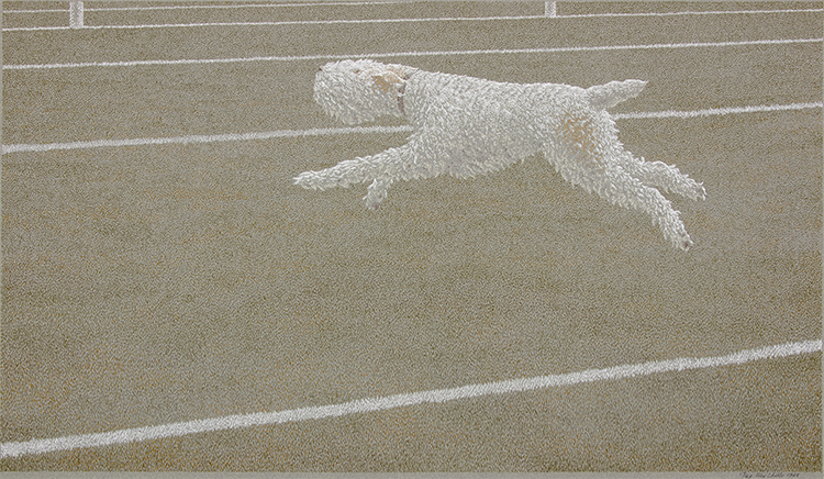 Running Dog par Alexander Colville