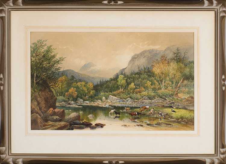 Mountain Landscape par William Nichol Cresswell
