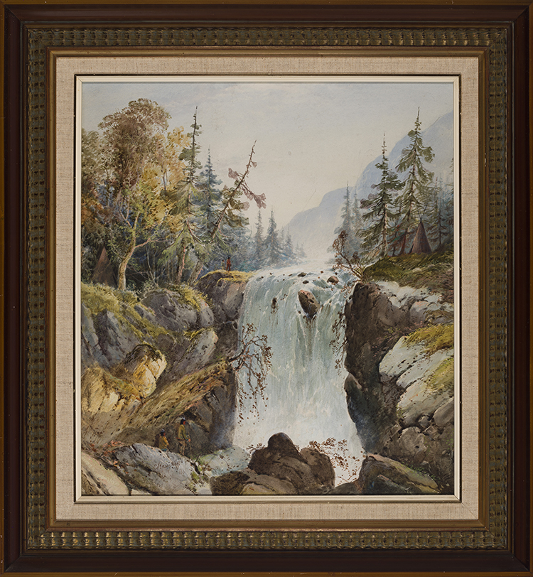 Mt. Montmorency Falls by Cornelius David Krieghoff