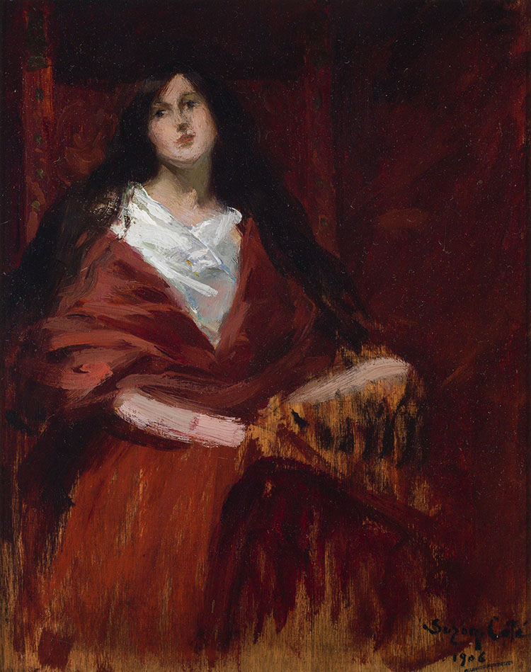 Woman in Red par Marc-Aurèle de Foy Suzor-Coté