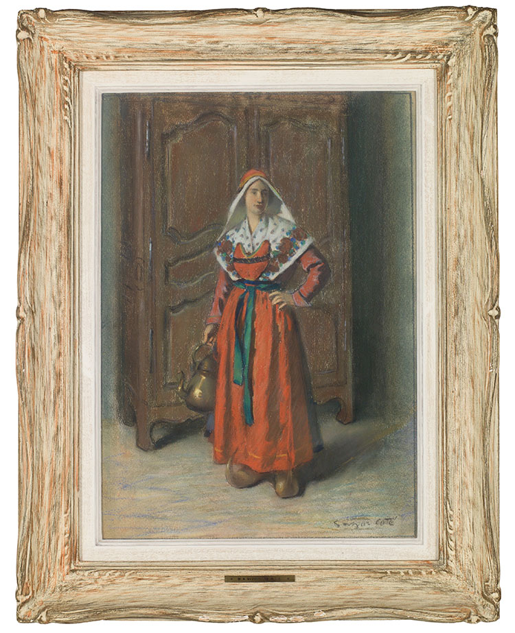 Woman Wearing a Bethmale Costume par Marc-Aurèle de Foy Suzor-Coté