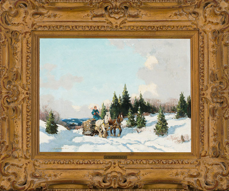 Sunny Winter's Day par Frederick Simpson Coburn