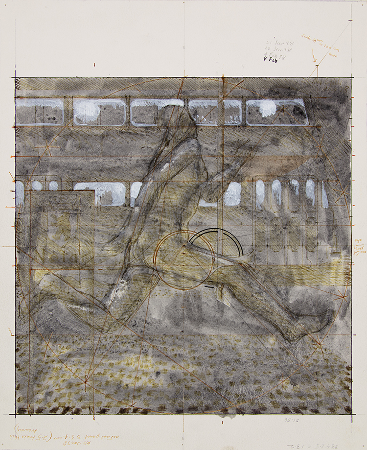 Study for Berlin Bus by Alexander Colville