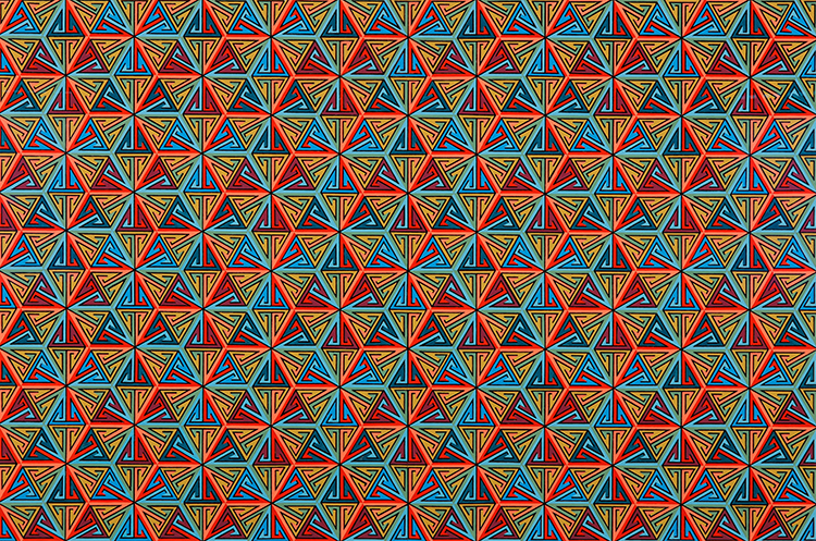 Hexagonal Maze #2 by David Tuttle