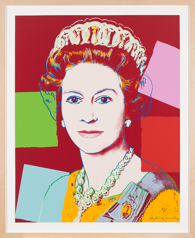 Queen Elizabeth II of the United Kingdom, from Reigning Queens (F.S.II.334) par Andy Warhol