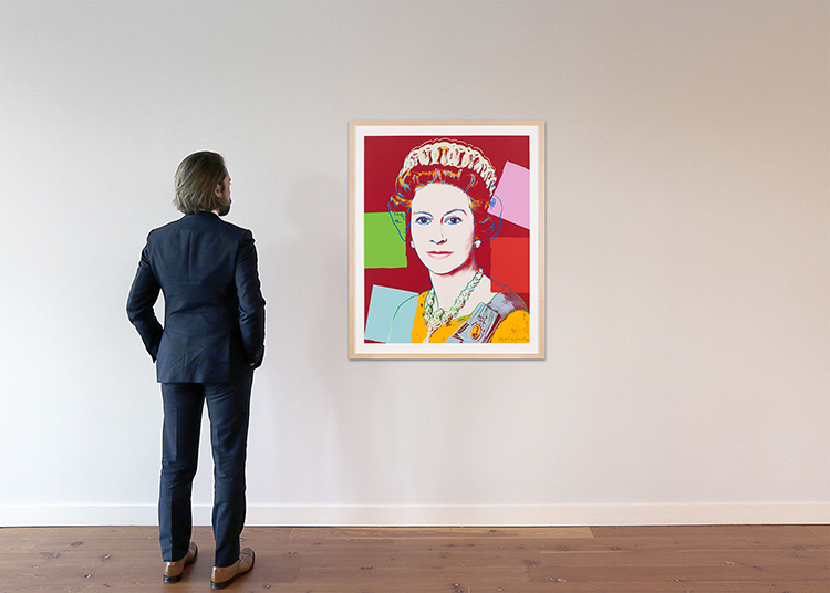 Queen Elizabeth II of the United Kingdom, from Reigning Queens (F.S.II.334) par Andy Warhol