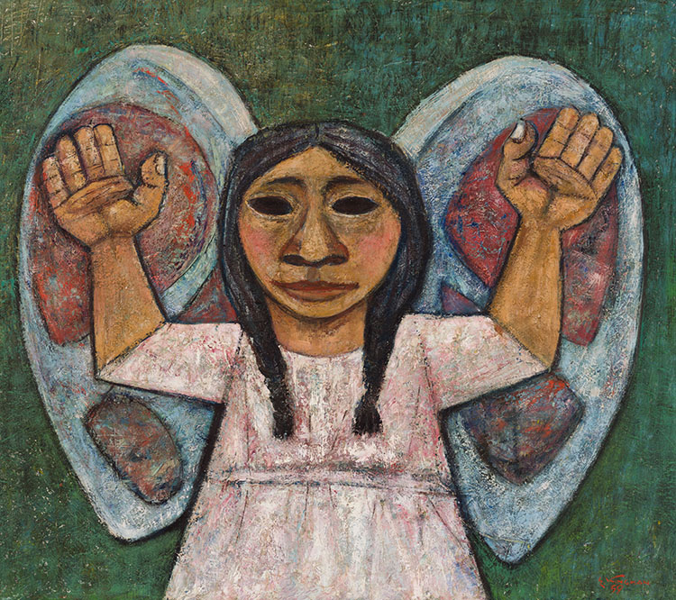 Mariposa par Eduardo Kingman