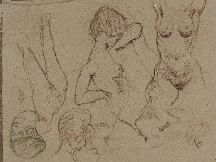 Étude de nus par Clarence Alphonse Gagnon