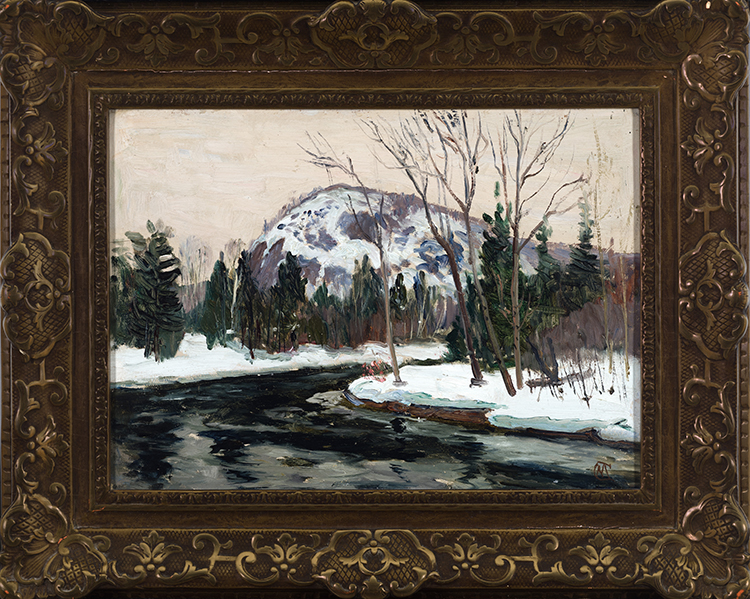 Winter Landscape with River by Maurice Galbraith Cullen