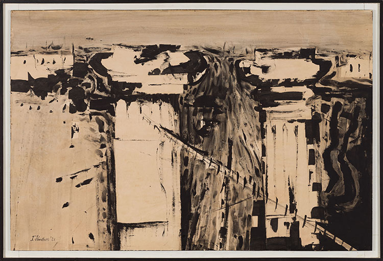 Coastal (2) (The Space Between Columns Series) par Jack Leonard Shadbolt