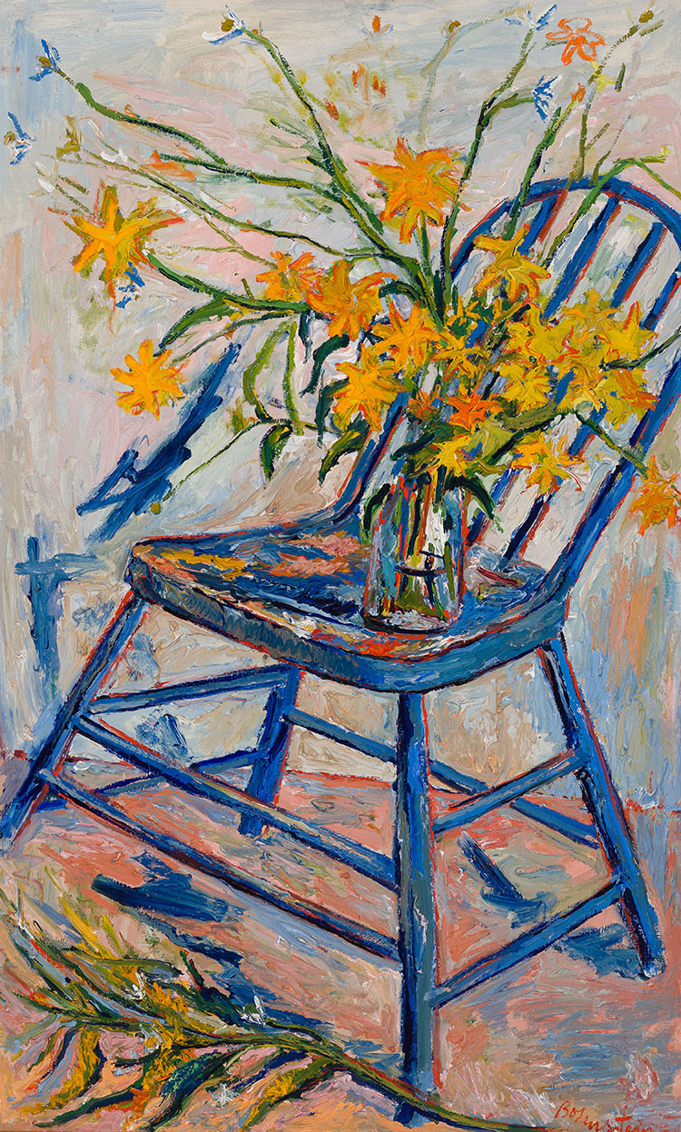 Still Life with Blue Chair par Samuel Borenstein