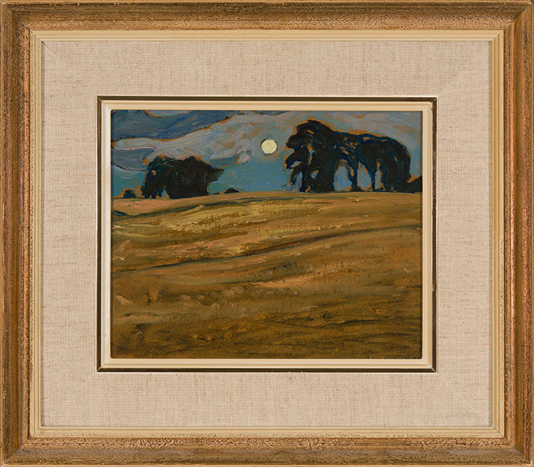 Moonrise, Thornhill Fields by James Edward Hervey (J.E.H.) MacDonald