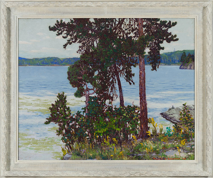 Pine Point, Lake of the Woods par Frank Hans (Franz) Johnston