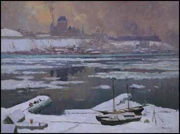 View of Quebec from Levis by Maurice Galbraith Cullen sold for $207,000