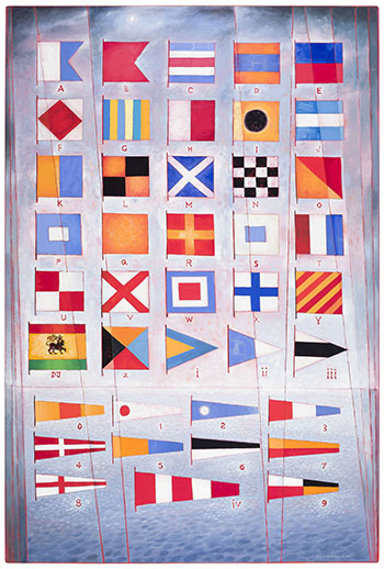 The International Code: Flags for David Judah by David Lloyd Blackwood sold for $49,250