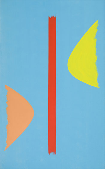 Blue, Red #4 by Jack Hamilton Bush sold for $481,250